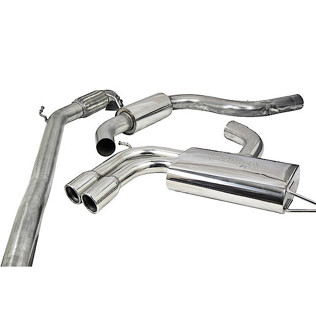 Linea di Scarico "Turboback" per Audi A3 (8P) 2.0 TFSI 2WD (5 Porte Sportback)