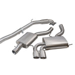 Linea di Scarico "Turboback" per Audi S3 (8P) Quattro (5 Porte) Sportback