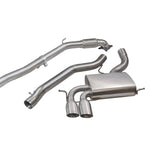 Linea di Scarico "Turboback" per Audi S3 (8P) Quattro (5 Porte) Sportback