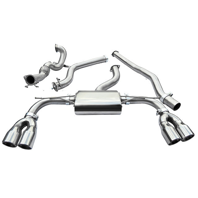 Linea di Scarico "Turboback" senza Valvola per Audi S3 (8V) 3 Porte (13-17)