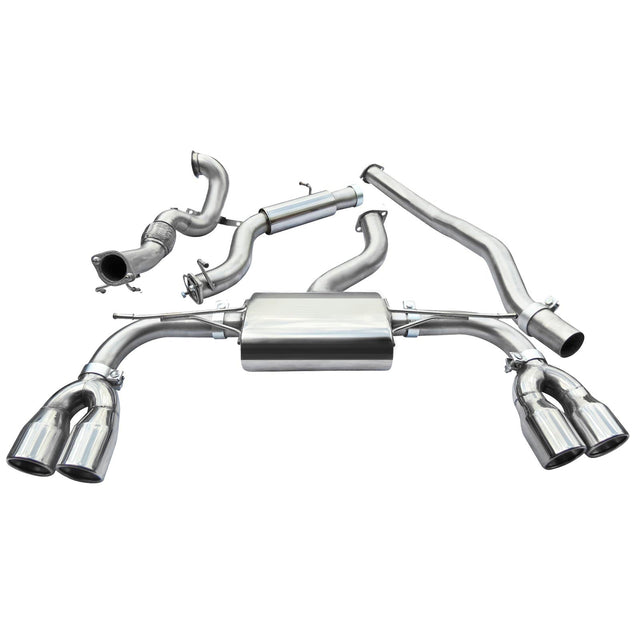 Linea di Scarico "Turboback" senza Valvola per Audi S3 (8V) Berlina (13-18)