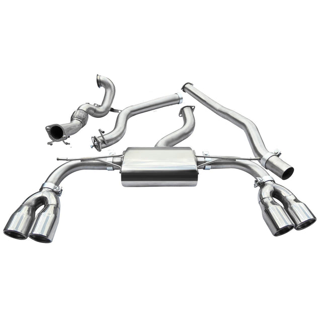 Linea di Scarico "Turboback" senza Valvola per Audi S3 (8V) Berlina (13-18)