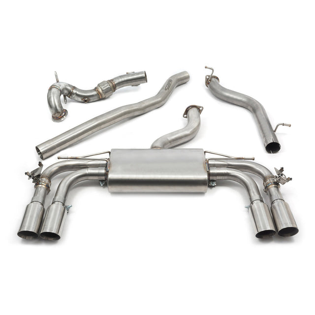 Linea di Scarico "Turboback" con Valvola per Audi S3 (8V) 5 Porte Sportback (13-18)