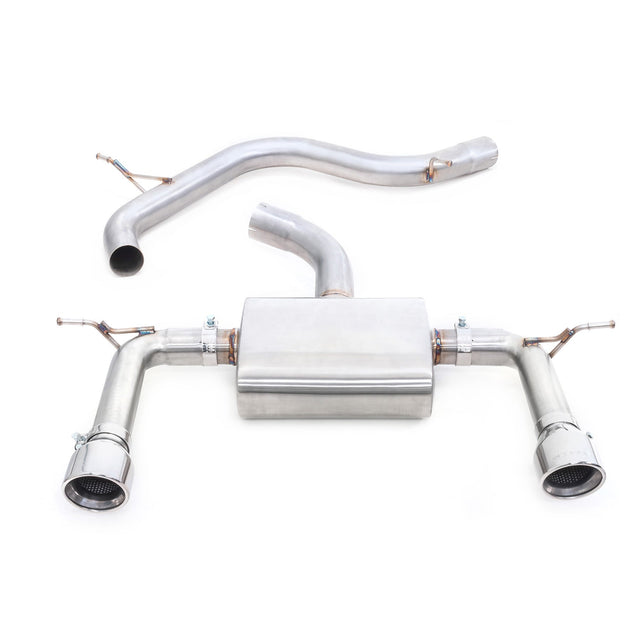Sistema di scarico "Catback" per Audi TT (Mk3) 1.8 TFSI (trazione anteriore) (pre-GPF)