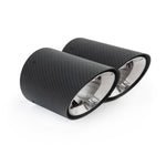 Terminali di scarico Performance OEM per BMW Serie 4 (G22/G23) - Terminali di scarico aftermarket da 4" in fibra di carbonio più grandi, a innesto