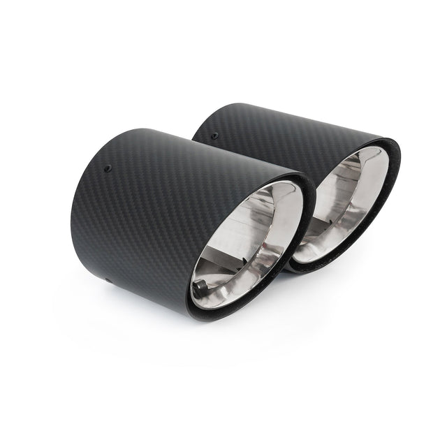 Punte di scarico Performance OEM per BMW X2 M35i xDrive (F39) - Punte di scarico aftermarket in fibra di carbonio da 4,5" più grandi e slip-on