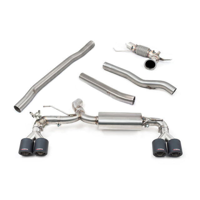 Linea di Scarico "Turboback" Stile M3 Quadrupla Uscita per BMW M135i (F40)
