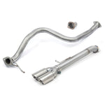 Linea di scarico a doppia uscita "GPFback" Venom per Ford Fiesta (Mk8) 1.0L EcoBoost ST-Line (stile ST)