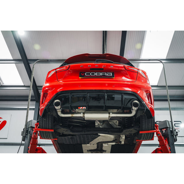 Silenziatore posteriore ST Style doppia uscita per Ford Focus ST-Line 1.0L 125CV (Mk4)