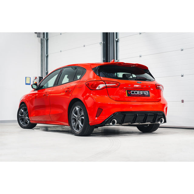 Silenziatore posteriore ST Style doppia uscita per Ford Focus ST-Line 1.0L 125CV (Mk4)
