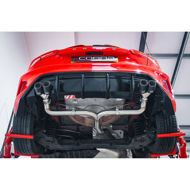 Silencioso di Scarico Posteriore ST Style Quadruplo Uscita Venom per Ford Focus ST-Line 1.0L 125PS (Mk4)