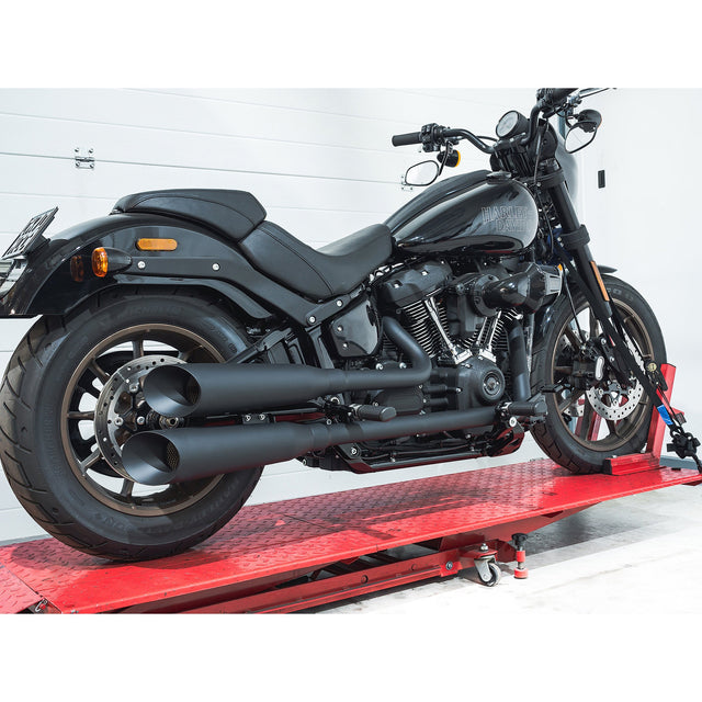 Impianto di scarico completo 2 in 2 stile fucile a pompa per Harley-Davidson Softail