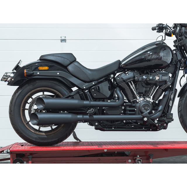 Impianto di scarico completo 2 in 2 stile fucile a pompa per Harley-Davidson Softail