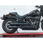 Impianto di scarico completo 2 in 2 stile fucile a pompa per Harley-Davidson Softail