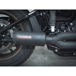 Linea di scarico completa 2 in 1 stile GP per Harley-Davidson Softail