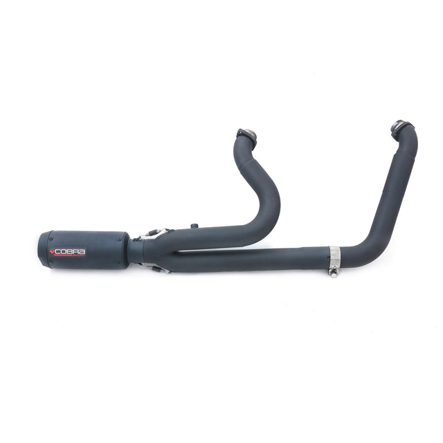 Linea di scarico completa 2 in 1 stile GP per Harley-Davidson Softail
