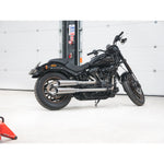 Impianto di scarico completo 2 in 2 stile fucile a pompa per Harley-Davidson Softail