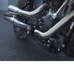 Impianto di scarico completo 2 in 2 stile fucile a pompa per Harley-Davidson Softail