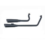 Impianto di scarico completo 2 in 2 stile fucile a pompa per Harley-Davidson Softail