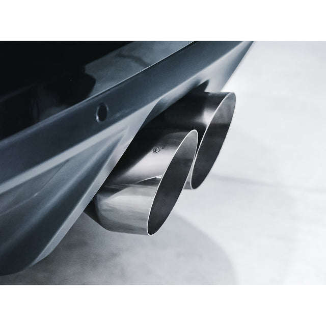 Sistema di scarico sportivo "Catback" con risonatore per Jaguar F-Type V6 (14-20).