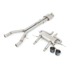 Sistema di scarico sportivo "Catback" con risonatore per Jaguar F-Type V6 (14-20).