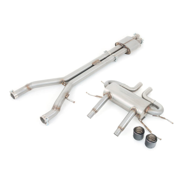 Sistema di scarico sportivo "Catback" con risonatore per Jaguar F-Type V6 (14-20).