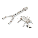 Sistema di scarico sportivo "Catback" con risonatore per Jaguar F-Type V6 (14-20).