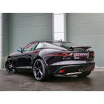 Sistema di scarico sportivo "Catback" con risonatore per Jaguar F-Type V6 (14-20).
