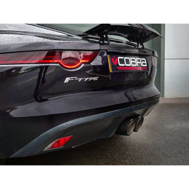 Jaguar F-Type V6 Cobra Sport Exhaust with TP106-CF Carbon Fibre Tailpipes