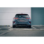 Sistema di scarico "Cat-back" con valvola e uscita quadrupla per KIA Ceed GT (modelli GPF 2018-2021).
