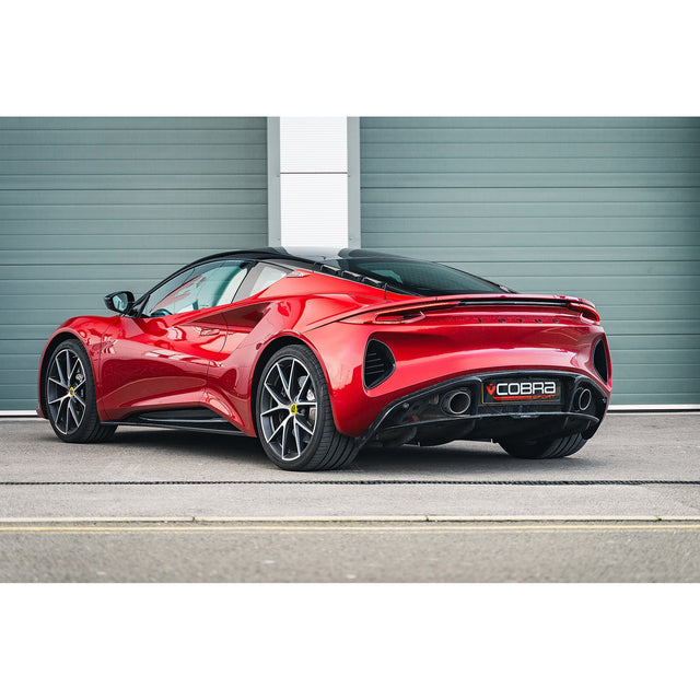 Linea di scarico "Catback" con valvola per Lotus Emira 3.5 V6