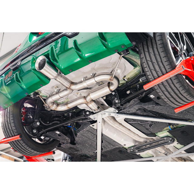 Linea di scarico "Catback" secondaria con valvola per Mini (Mk4) JCW (F66/F67) Cat-Back