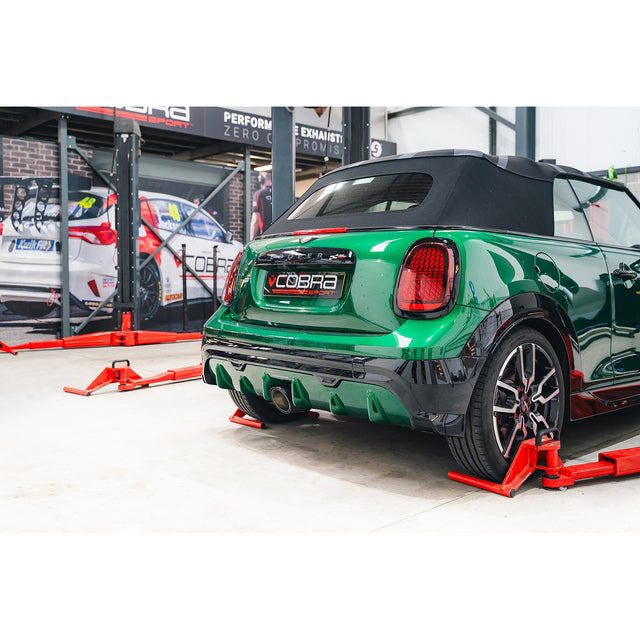 Linea di scarico "Catback" secondaria con valvola per Mini (Mk4) JCW (F66/F67) Cat-Back