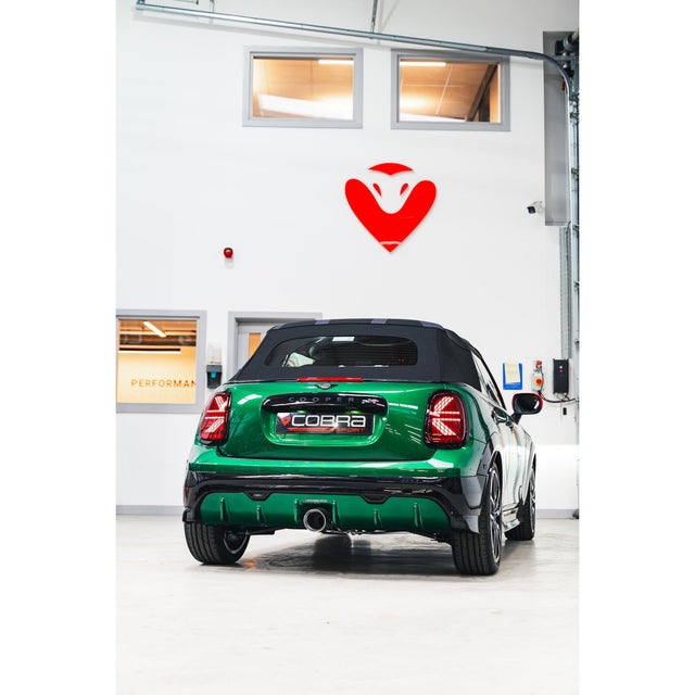 Linea di scarico "Catback" secondaria con valvola per Mini (Mk4) JCW (F66/F67) Cat-Back