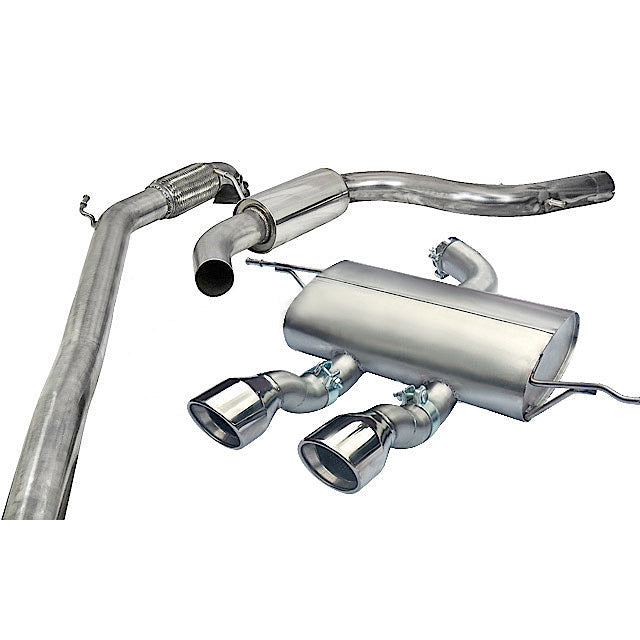 Linea di scarico "Turboback" per Seat Leon Cupra R MK2 1P 2.0 T FSI (10-12)