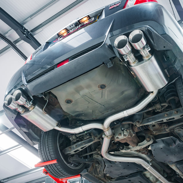 Linea di scarico "Turboback" per Subaru WRX STI 2.5 Berlina (10-13)