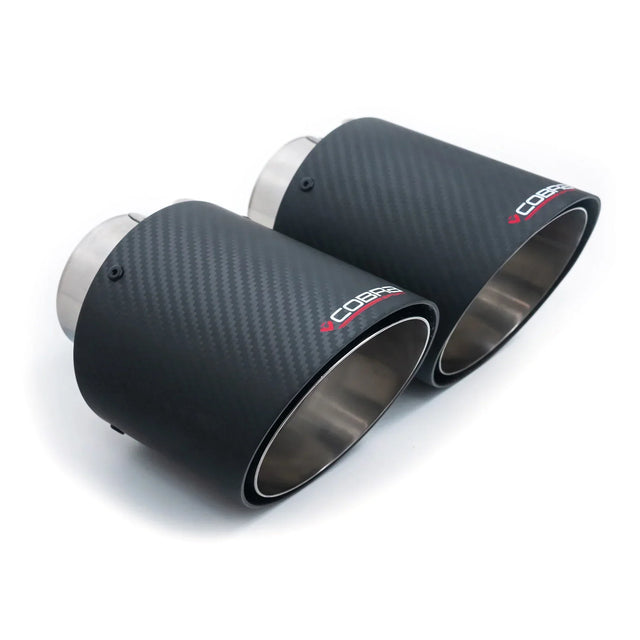 Terminali di Scarico in Carbonio per Jaguar F-Type V6 (TP106-CF-2)