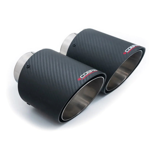 Terminali di Scarico in Carbonio per Jaguar F-Type V6 (TP106-CF-2)