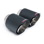 Punta/e Terminale/i di Scarico in Carbonio per Jaguar F-Type V6 (TP107-CF-2)
