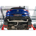 Silenziatore di scarico "Axleback" Race GTI Style doppia uscita per VW Golf R-Line (Mk8) 1.5 TSI (20>)