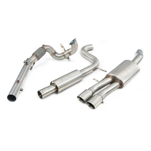 Linea di scarico "Turboback" per VW Polo GTI (AW) MK6 2.0 TSI (19-21)