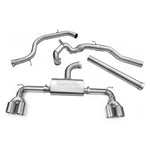Linea di Scarico "Turboback" Golf R Style Quadrupla Uscita per VW Golf GTI (MK7) 2.0 TSI (5G) (12-17)