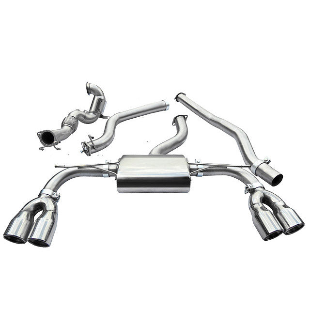 Linea di scarico "Turboback" senza valvola per Audi S3 (8V) 5 Porte Sportback (13-18)