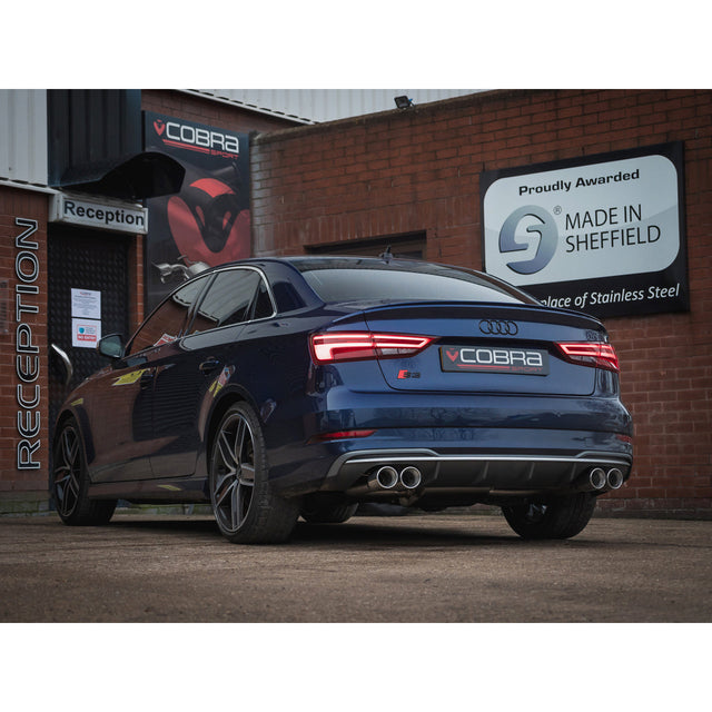 Linea di Scarico "GPFback" con Valvola per Audi S3 (8V Facelift) Berlina (19-20)