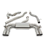 Linea di Scarico "Turboback" con Valvola per Audi S3 (8V) Berlina (13-18)