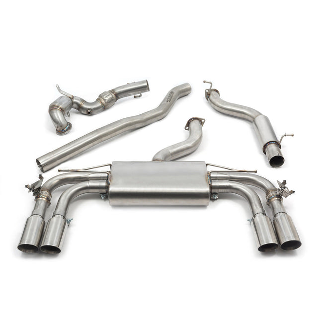 Linea di Scarico "Turboback" con Valvola per Audi S3 (8V) 5 Porte Sportback (13-18)