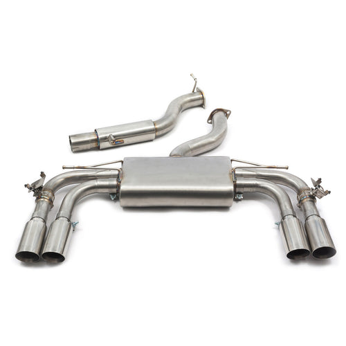 Linea di Scarico "Catback" con Valvola per Audi S3 (8V) Berlina (13-18)