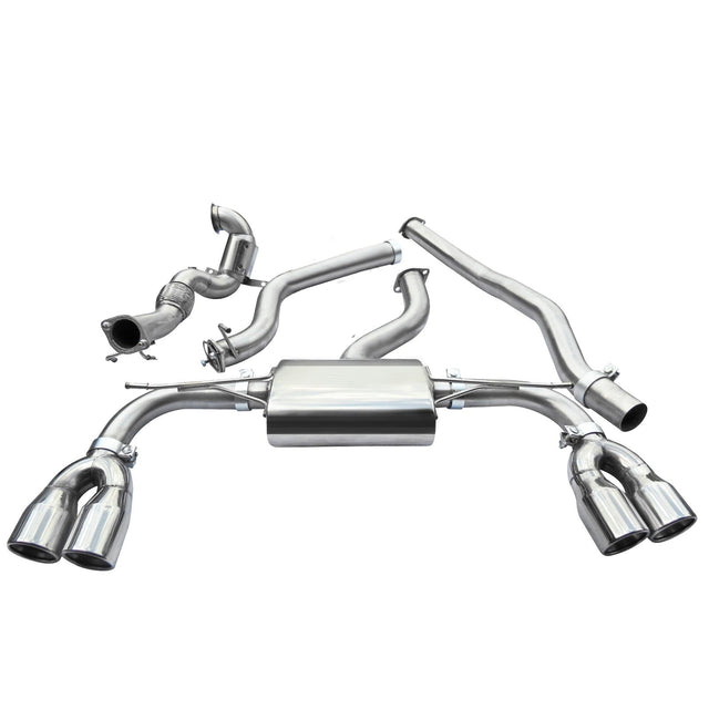 Linea di Scarico "Turboback" senza Valvola per Audi S3 (8V) Berlina (13-18)