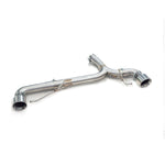 Linea di scarico "Axleback" Venom a doppia uscita per BMW 330E (G20) (19>)