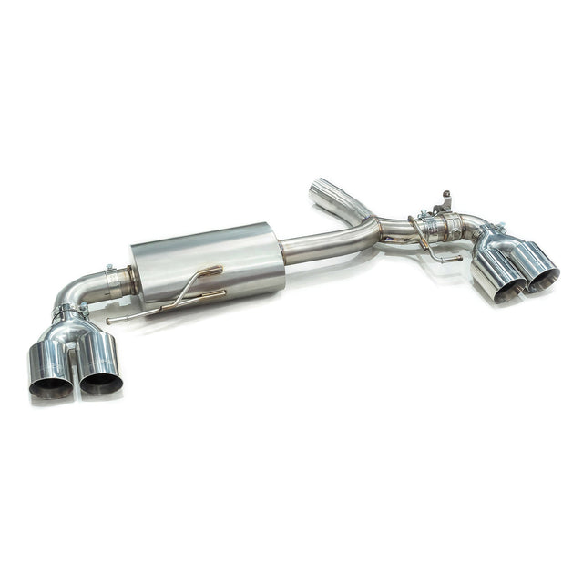 Scarico "Axleback" con valvola e uscita quadrupla per BMW 330E (G20) (19>)